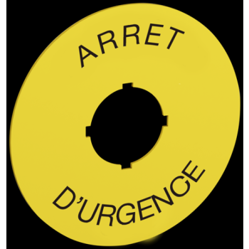  ETIQUETTE [ARRET D'URGENGE] 