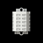  Terminal block DINrails 5 pos 