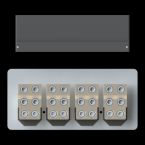  KIT FCCuAl4x240mm2 XT7/M F 4pc 