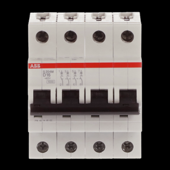  DISJ. 4P S204M-D16 - Icu 15kA 