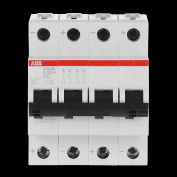  DISJ. 4P S204 MUC K 50A - 10kA 