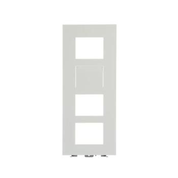  PLATINE 1/4 AUDIO/VIDEO BLANC 