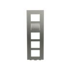  PLATINE 1/5 AUDIO/VIDEO INOX 