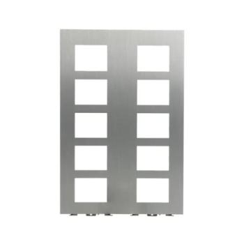  PLATINE 2/5 AUDIO ALUMINIUM 