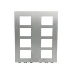  PLATINE 2/4 AUDIO ALUMINIUM 