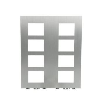  PLATINE 2/4 AUDIO ALUMINIUM 