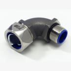  3/8 90 DEG STAINLESS STEEL # 