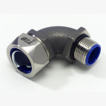  3/8 90 DEG STAINLESS STEEL # 