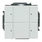  Poussoir 2 Touches + BCU Blanc 