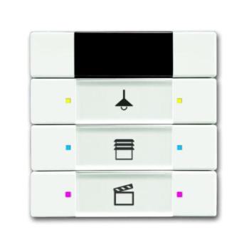  6BP KNX+LED+Ecran Futur Linear 