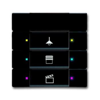  6BP KNX+LED+Ecran Futur Linear 