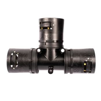  3 WAY T 28-28-28 BLACK AND # 