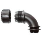  RHINO 2 PART M20 ELBOW BLACK 