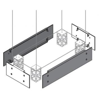  N. 2 BRIDES SOCLE 200X1000MM ( 