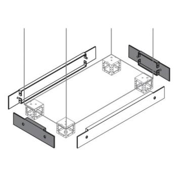  N. 2 BRIDES SOCLE 100X300MM (H 