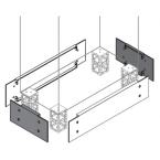  N. 2 BRIDES SOCLE 200X500MM (H 
