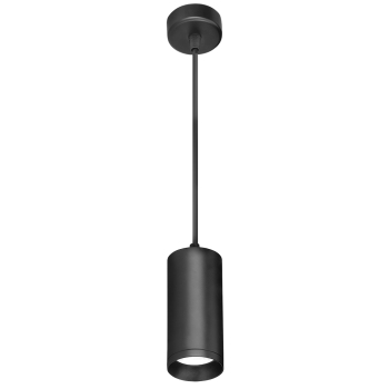  Suspens. Alu Noire GU10 