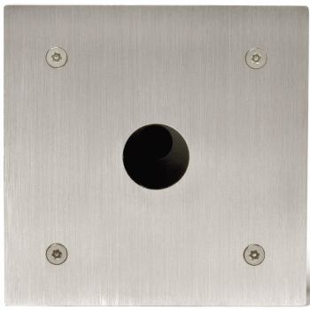  Bo�tier inox encastr�, perc� p 