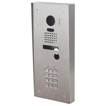  Fa�ade inox saillie clavier po 