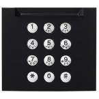  Fa�ade clav. zamak noir satin 