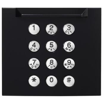  Fa�ade clav. zamak noir satin 