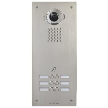  Platine vid. IP enc. inox, 6 B 