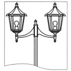  2 LANT.2,55M MONACO CUIVR/NR 