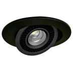  DISCO 7W ROND BBC NOIR 3000K 