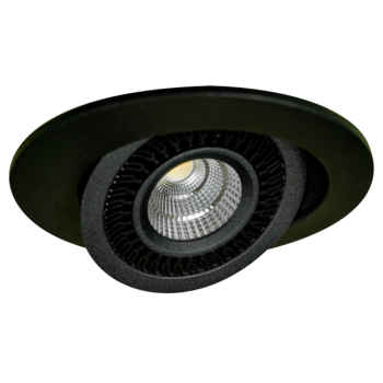  DISCO 7W ROND BBC NOIR 3000K 
