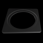  COLLERETTE CARRE NOIRE POUR BE 