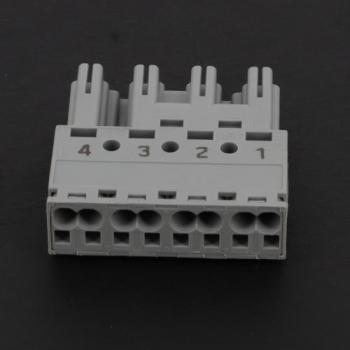  CONNECTEUR M 4 POLES GRIS 