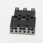  CONNECTEUR M 3 POLES NOIR 