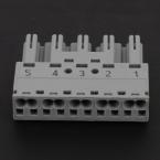  CONNECTEUR M 5 POLES GRIS 