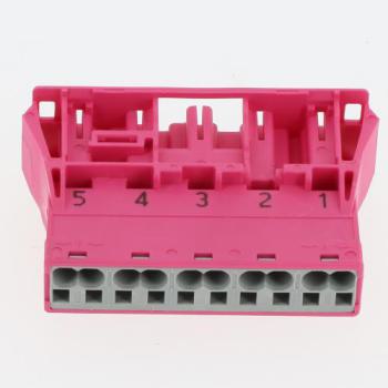  CONNECTEUR F 5 POLES ROSE 
