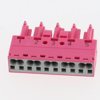  CONNECTEUR M ENC 5 POLES ROSE 