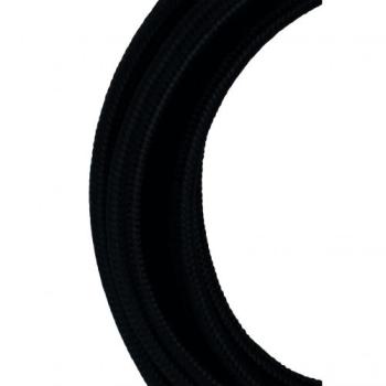  Cble Textile 3 mtr Noir 2x0.7 