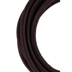  Cble Textile 3 mtr Marron 2x0 