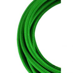  Cble Textile 3 mtr Vert fonc 