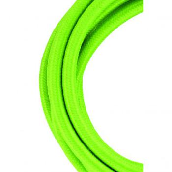  Cble Textile 3 mtr Vert 2x0.7 