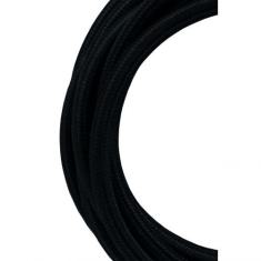  Cble Textile 3 mtr Noir 3x0.7 