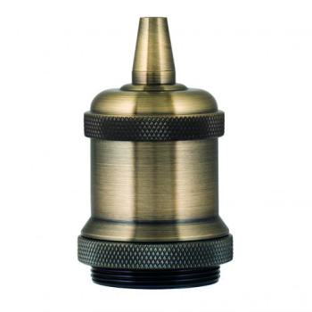  Douille Retro Alu E27 Bronze A 
