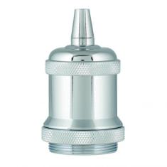 Douille Retro Alu E27 Chrome 