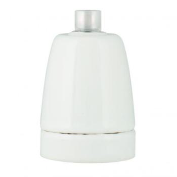  Douille Porcelaine E27 Blanche 