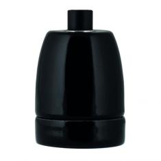  Douille Porcelaine E27 Noire 
