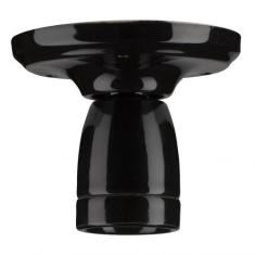  Applique Porcelaine S E27 Noir 
