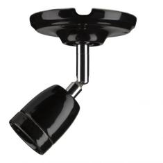  Applique Porcelaine E27 L Noir 