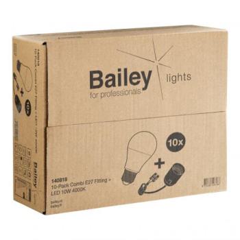  Pack 10 douilles+lampes LED E2 