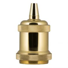  Douille Retro Alu E27 Or brill 