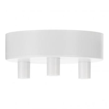  Rosace Mtal Blanc Multi 3 Sor 