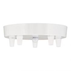  Rosace Mtal Blanc Multi 5 Sor 